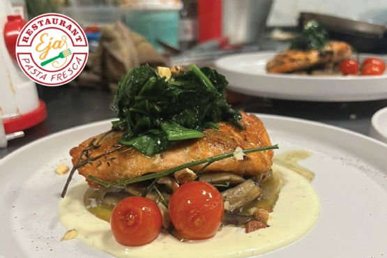 Restaurant EJA, Gatime me mish Thëllëze, Eskallop pule, Eskallop viçi, Tagliate viçi, Fileto viçi me tartuf, Berxolle gici me perime zgare, reserve table Tirana center Albania, prenota tavolo Tirana centro cucina italiana, prenotazione cena Tirana